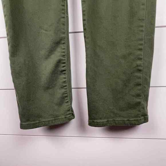 Earl Jeans Pants Womens 8 Green Straight Leg Stretch 5 Pocket Casual Jeans - Picture 3 of 7